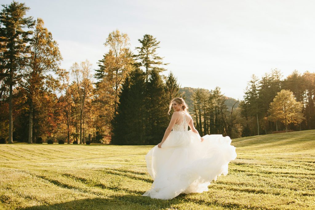 fall wedding at lonesome valley