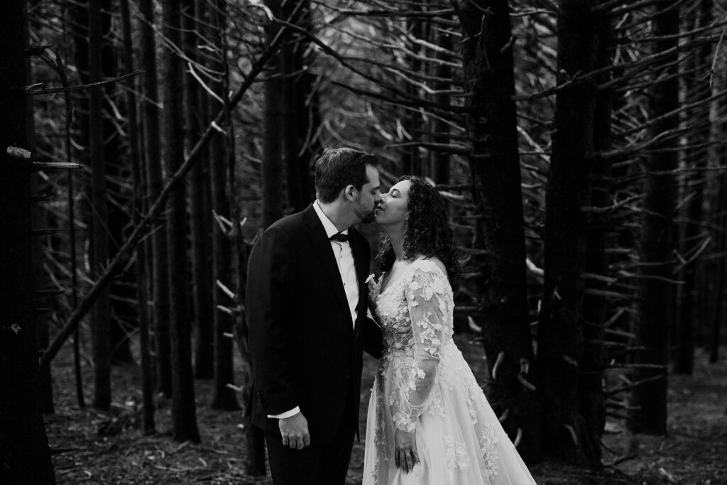 wooded elopement asheville