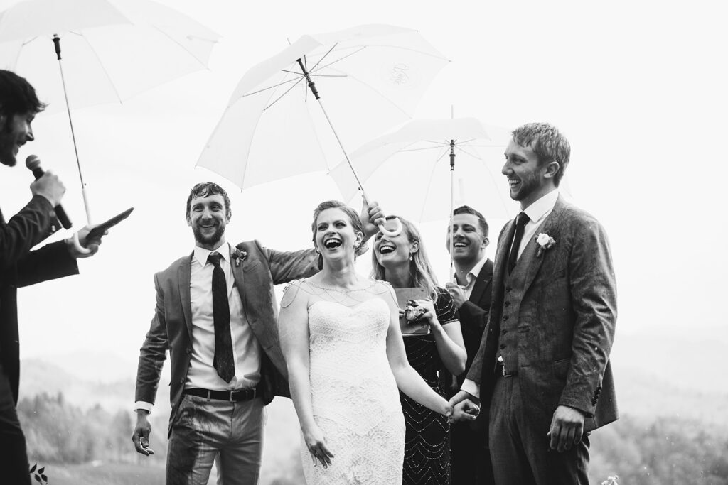 when it rains on your wedding day