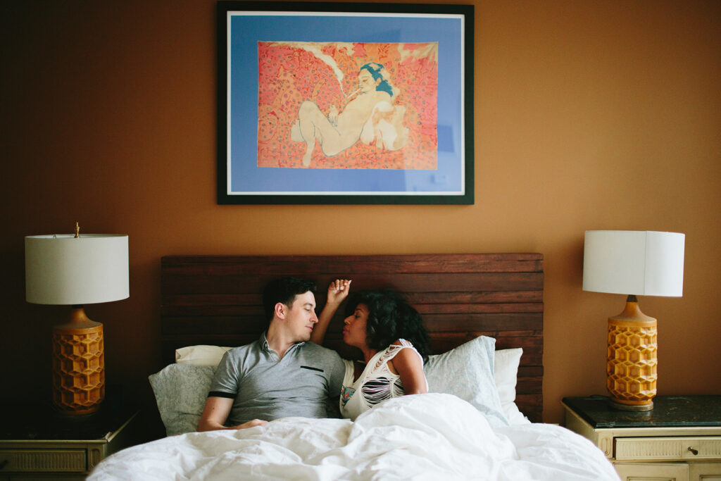 NYC apartment engagement session