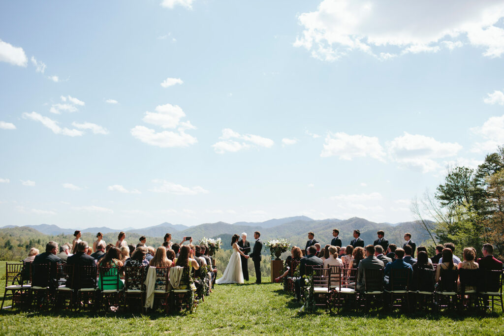 wedding venue with mountain views in asheville nc