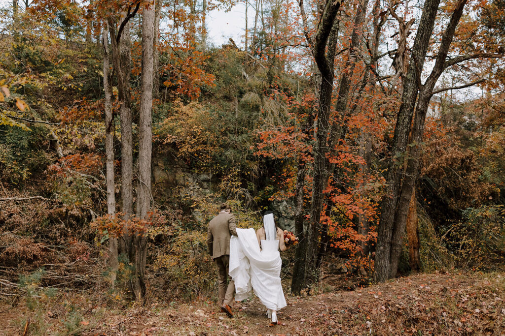 fall elopement in wnc