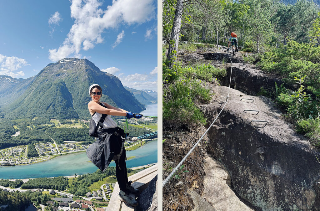 hiking via ferrata norway