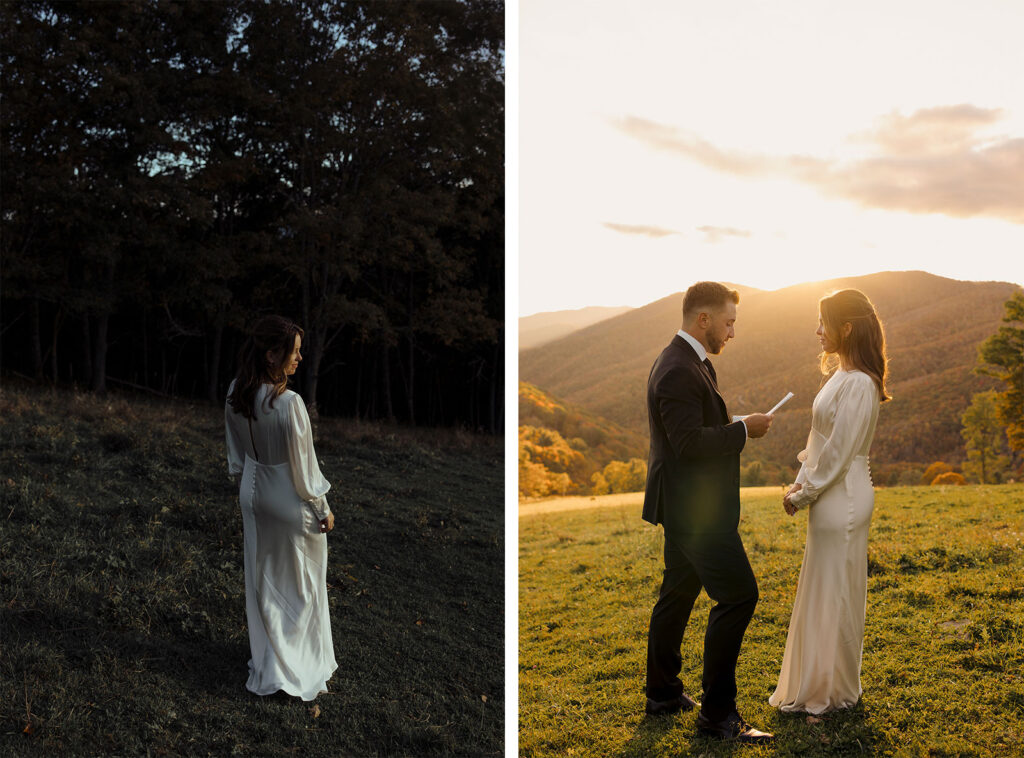 cataloochee wedding ceremony