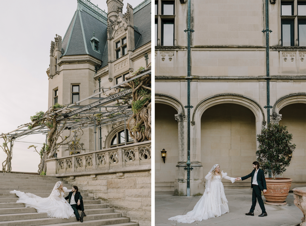 biltmore wedding session inspired by pride and prejudice