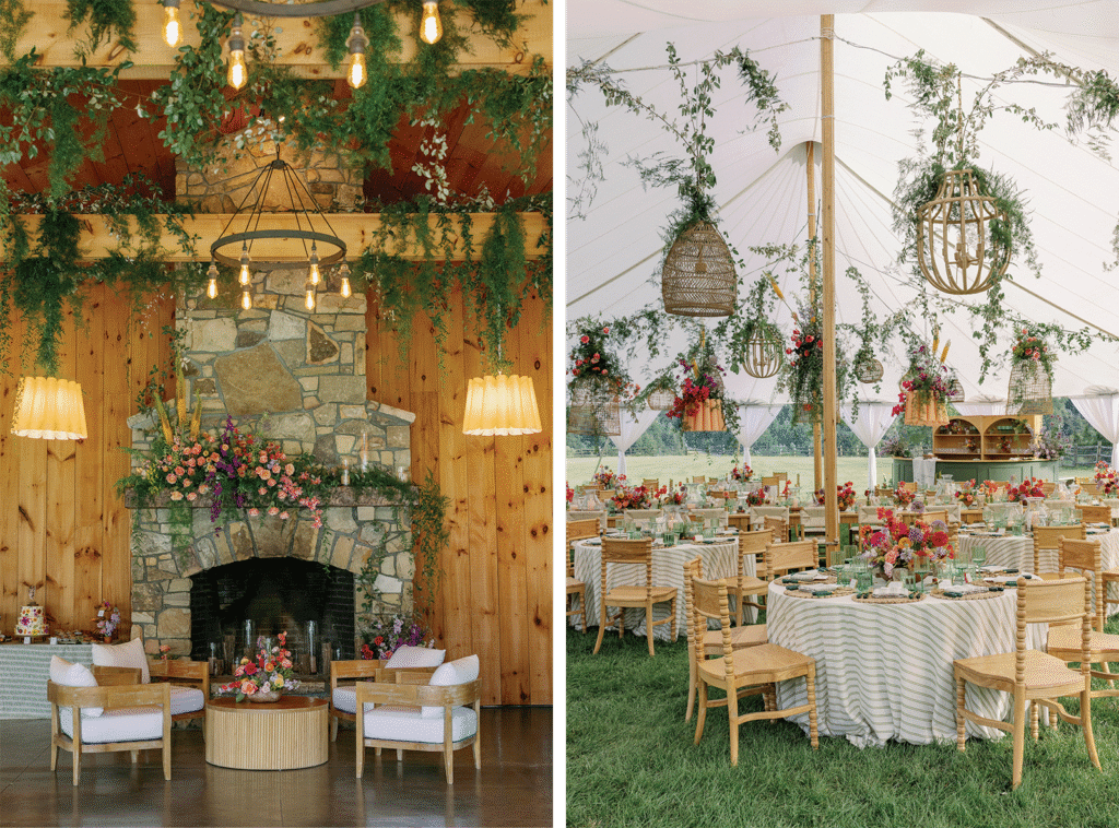 tented wedding at claxton farm